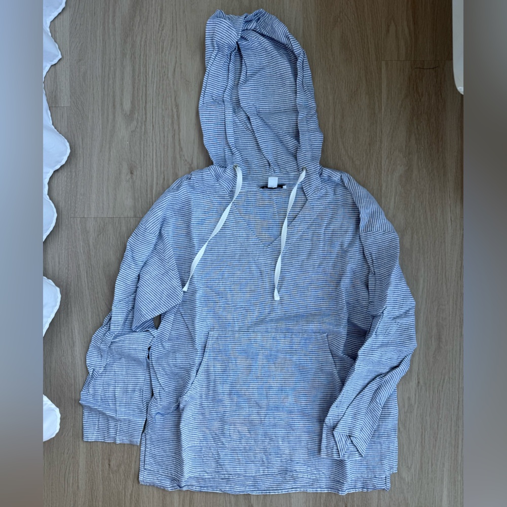 Linen hoodie